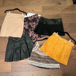 Bunch of skirts all dry cleaned